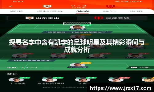 探寻名字中含有凯字的足球明星及其精彩瞬间与成就分析